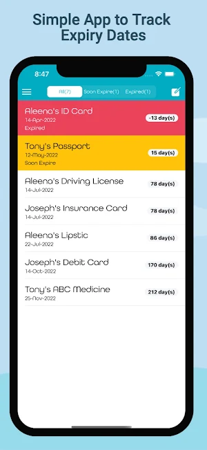 IsExpired - Track Expiry Dates Screenshot 0