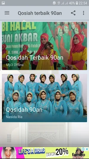 Lagu Qosidah Terbaik tahun 1990an Screenshot 2