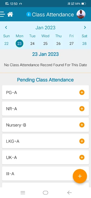 Jagadguru School Staff App Screenshot 3