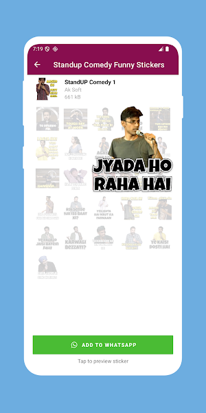 Standup Comedy Funny Stickers Screenshot 3