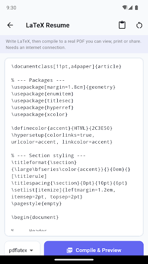 Resuby: Resume & CV Maker Screenshot 3