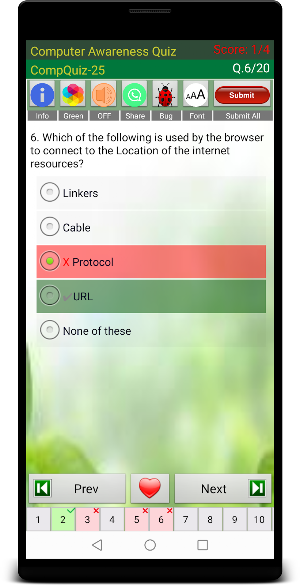 Computer Awareness quiz Screenshot 3
