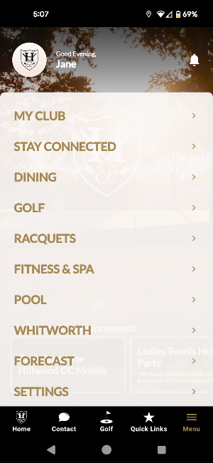 Hillwood Country Club Screenshot 1