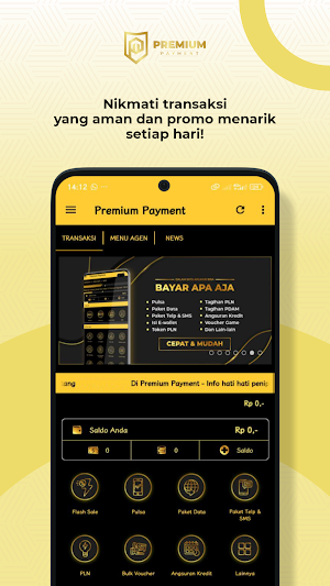 Premium Pulsa App Screenshot 0