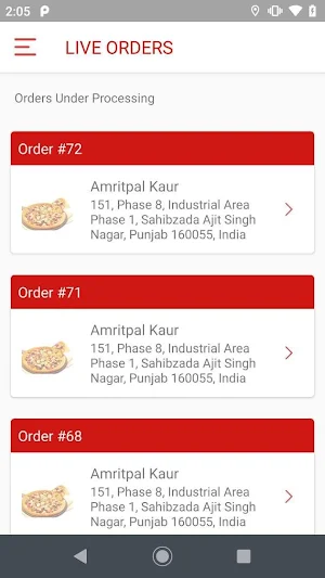AppRhino Food Shop Screenshot 1