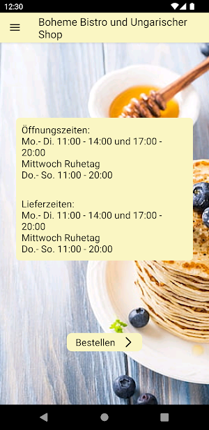 Boheme Bistro Ungarischer Shop Screenshot 0