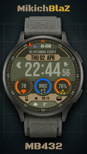 Digital Watch Face MB432 Screenshot 2