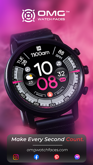 OMG 340 - Minimal Watch Face Screenshot 3