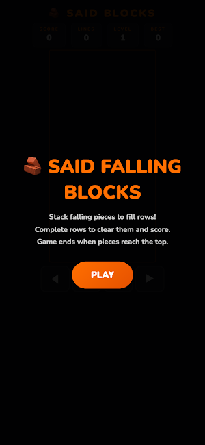 SAID Falling Blocks Screenshot 2