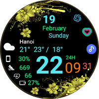 NTV115 - Flower watch face
