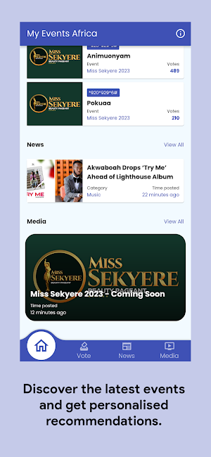 MyEvents Africa Screenshot 2