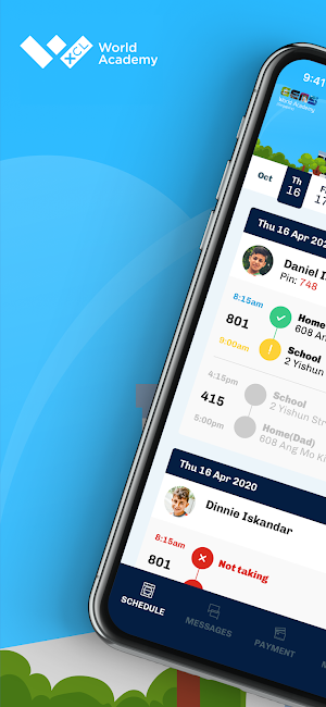 XCL Parent App Screenshot 1