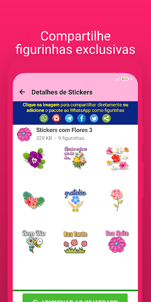 Figurinhas de Flores Screenshot 2