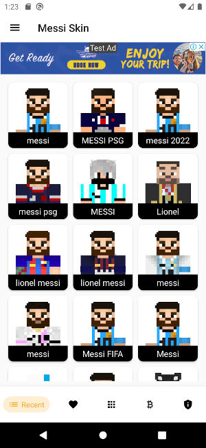 Lionel Messi Skin Minecraft Screenshot 2