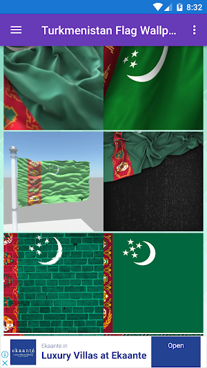 Turkmenistan Flag Wallpaper: Flags, Country Images Screenshot 2