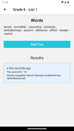 Australian Spelling Screenshot 2