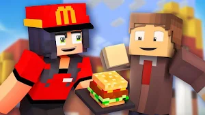 MCD Food Restaurant Mod MCPE Screenshot 0