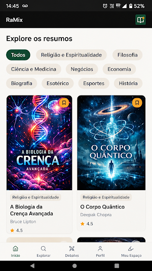 RaMix - Resumo de Livros Screenshot 3