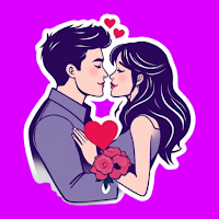 Romantic Couple Love Stickers