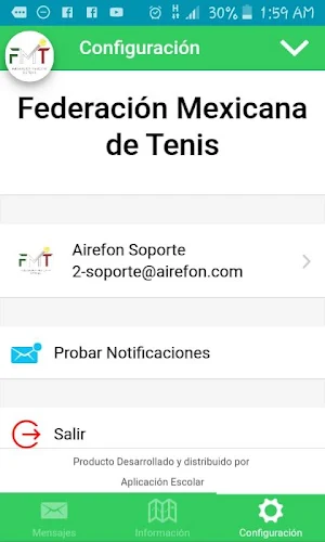 Federación Mexicana de Tenis Screenshot 3