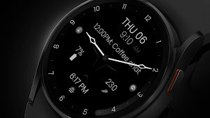 Minimal Black v30 Watch Face Screenshot 0