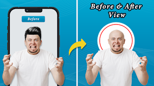 Make Me Bald Filter Photo edit Screenshot 1