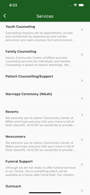 ICNA Milton Screenshot 2