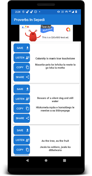 Proverbs In Sepedi Screenshot 2