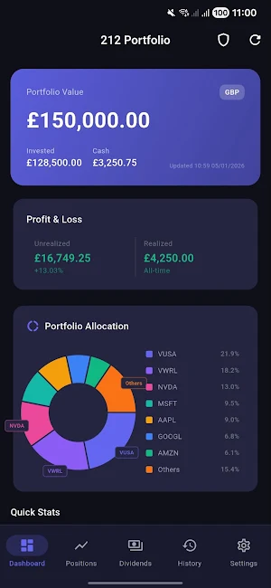 212 Portfolio Screenshot 0