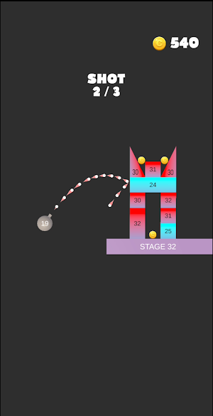 bricks breaker 3D Screenshot 2