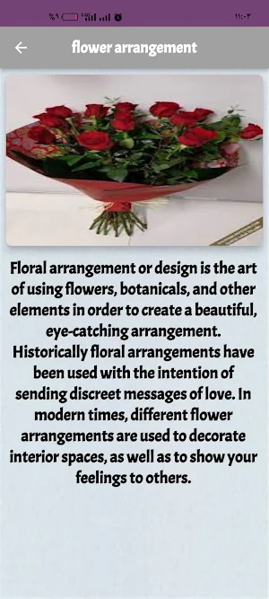 flower arrangement Screenshot 0