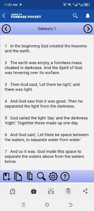Hope TV Fanbase Bible Channel Screenshot 2