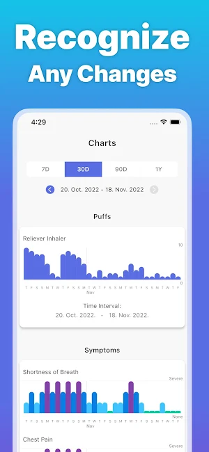 Asthma Tracker Screenshot 1