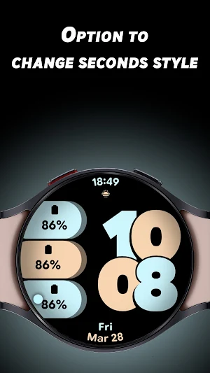 Sporty Pixel 2 - Watch face Screenshot 3