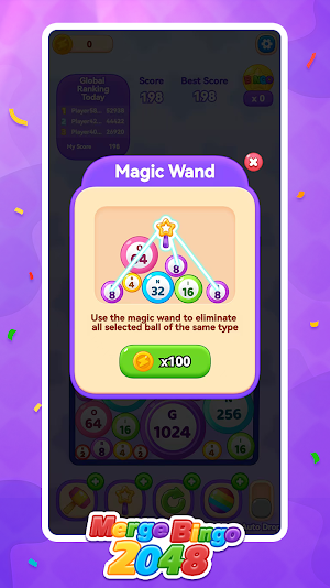 Merge Bingo 2048 Screenshot 1