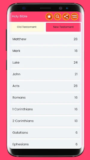 Holy Bible Screenshot 1