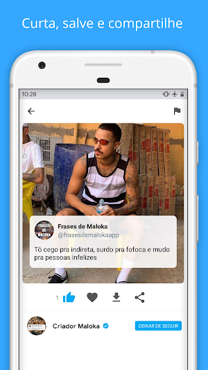 Criador de Frases e Imagens de Maloka Screenshot 2
