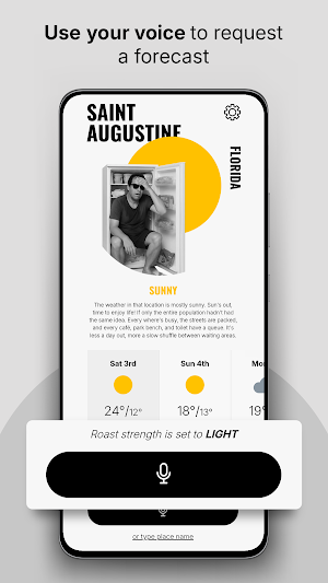 WeatherRoast: Funny Weather Screenshot 2