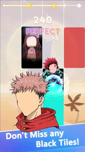 Jujutsu Kaisen Piano Tiles Screenshot 2
