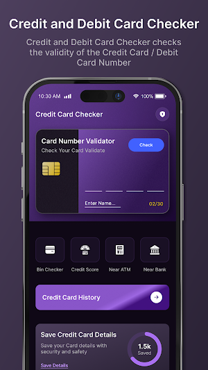 Credit and Debit Card Checker Screenshot 1