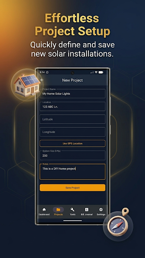 SolarWise Pro Solar Calculator Screenshot 1