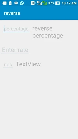Reverse percentage Screenshot 1