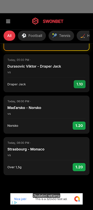 SWONBET - Betting Tips Screenshot 0