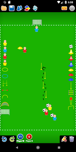 Coach Tactic Board: Soccer Screenshot 1