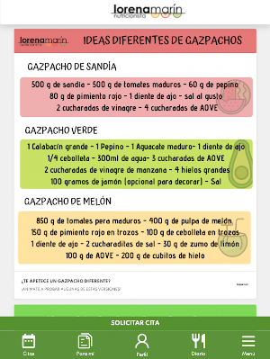 Lorena Marín Nutricionista Screenshot 2