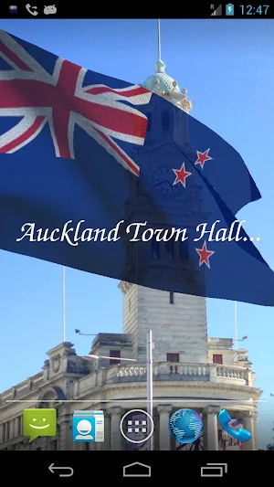 New Zealand Flag Live Wallpaper Screenshot 1