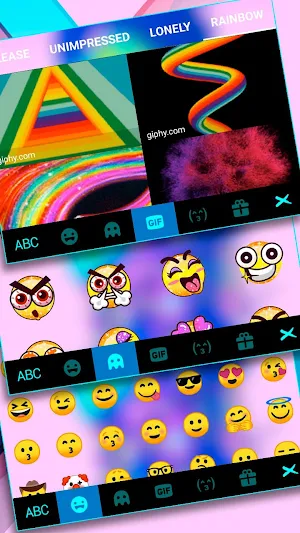 Bright Cyberpunk Keyboard Them Screenshot 3