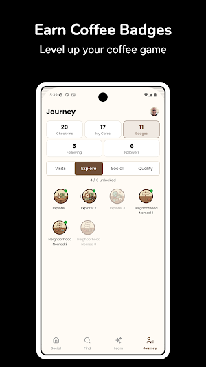 CafeConnections: Coffee Diary Screenshot 2