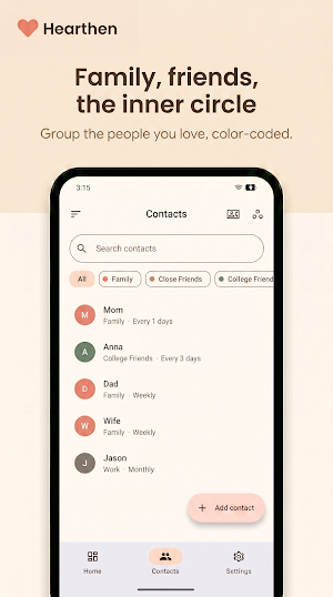 Hearthen: Stay in Touch Screenshot 0