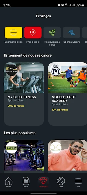 Taraji Privilèges Screenshot 3